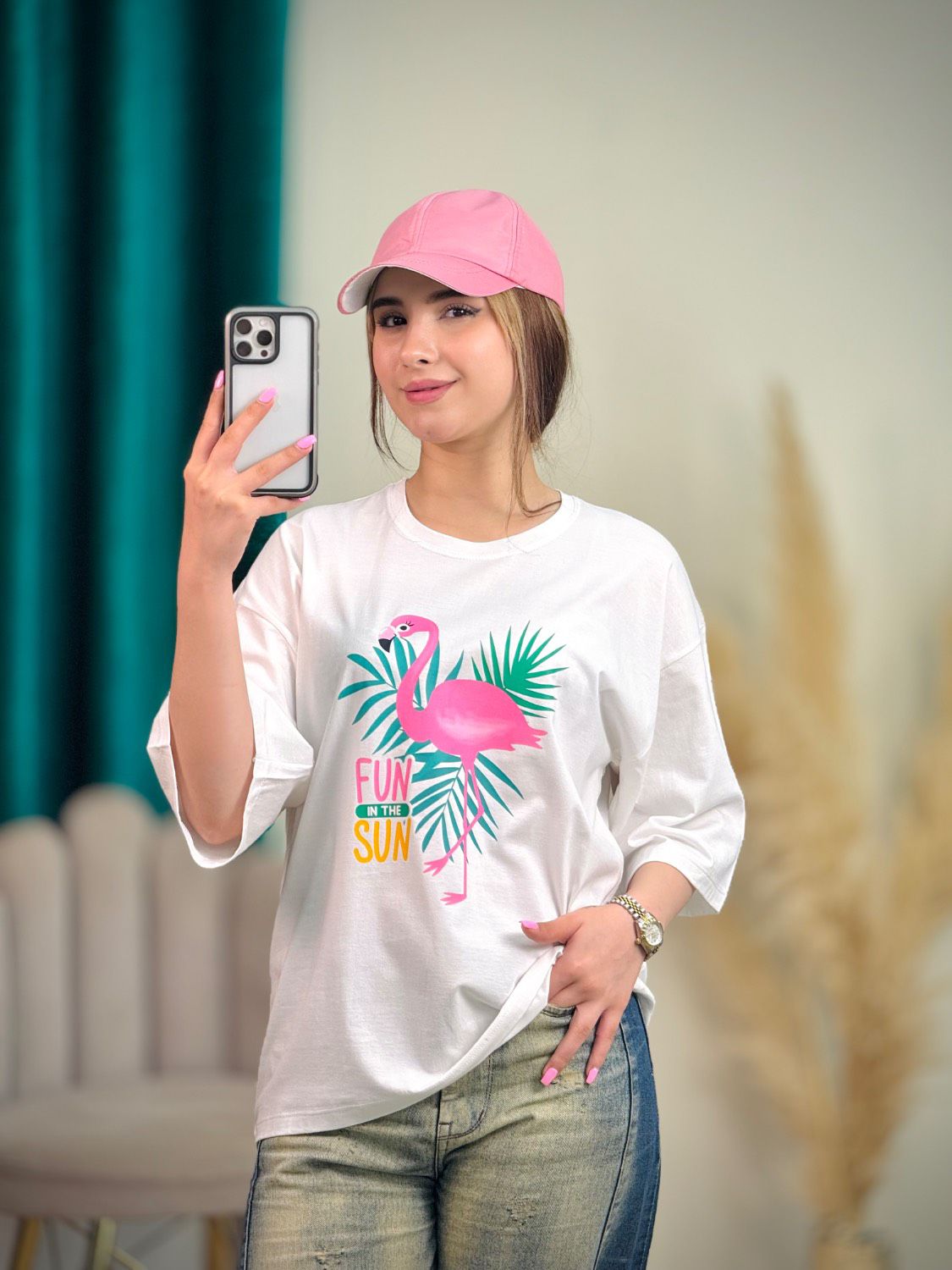 تیشرت سامری طرح فلامینگو